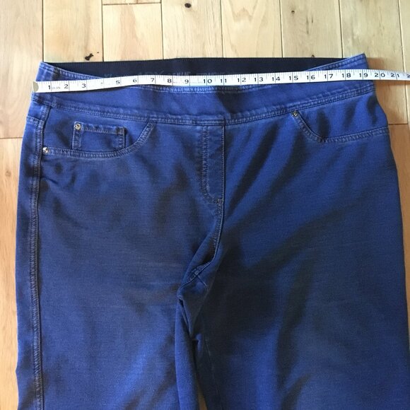 ADX Blue Denim Stretchy Straight Fit Ladies Pull-on Jeans 18-20 - Picture 10 of 14